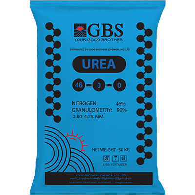 GBS Brand Fertilizer : UREA (ပုလဲဓာတ်မြေသြဇာ)