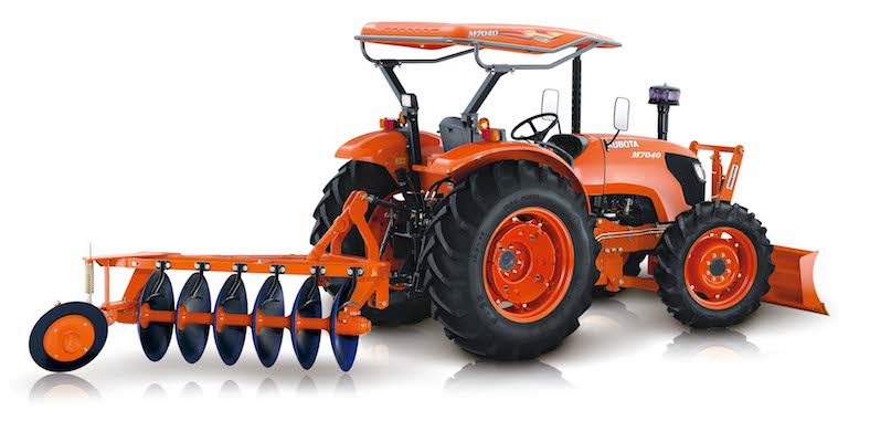 Kubota Brand Four Wheel Tractor : M7040
